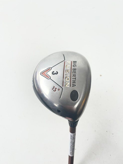 Vist Large View of Product Image Which is Used Callaway BIG BERTHA FUSION Womens Fairway Wood RH 3 Wood