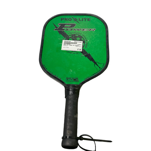 Vist Large View of Product Image Which is Used Pro-Lite POWER Pickleball Racquet Green