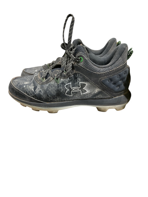 Vist Large View of Product Image Which is Used Under Armour HARPER 8 BB/SB Cleats Black Junior 04.5