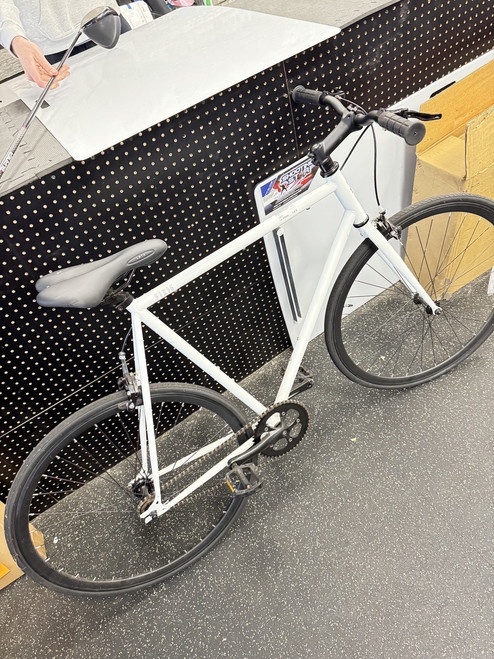 Vist Large View of Product Image Which is Used FIXIE Road Bike Mens White 59-60cm - XL Frame