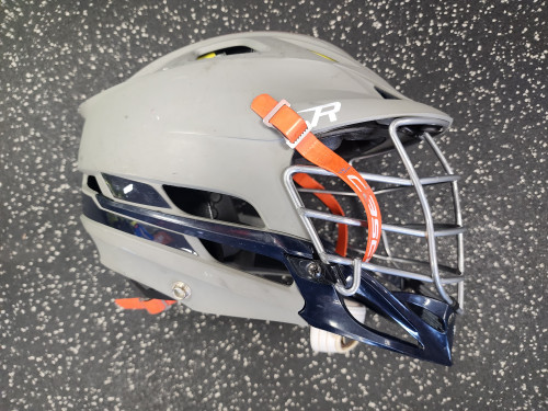 Vist Large View of Product Image Which is Used Cascade R Lacrosse Helmet Grey One Size
