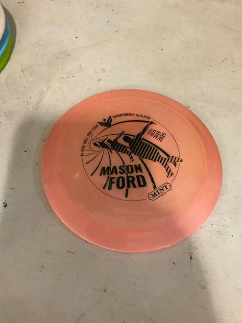 Vist Large View of Product Image Which is Used MINT IDOL Disc Golf Driver Orange