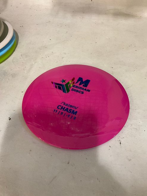 Vist Large View of Product Image Which is Used MERIDIAN CHASM Disc Golf Driver Pink