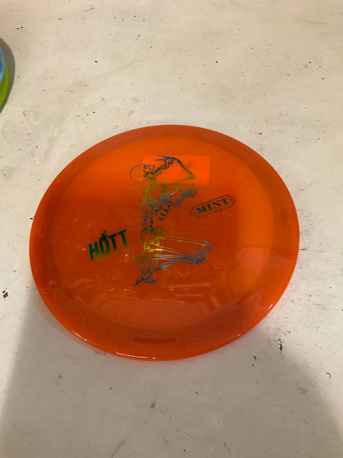Vist Large View of Product Image Which is Used MINT PIZZA Disc Golf Driver Orange