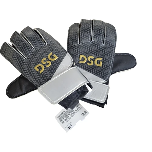 Vist Large View of Product Image Which is Used DSG SOCCER GOALIE GLOVES Soccer Goalie Gloves Black 4