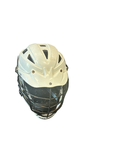 Vist Large View of Product Image Which is Used Cascade CPVR Lacrosse Helmet White One Size