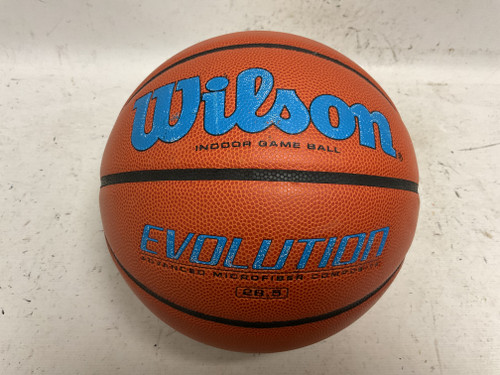 Vist Large View of Product Image Which is Used Wilson EVOLUTION Basketball Womens Indoor Royal Blue 28 1/2"