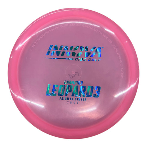 Vist Large View of Product Image Which is Used Innova CHAMPION LEOPARD 3 Disc Golf Driver Pink 175g