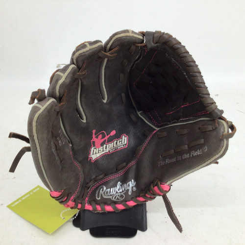 Vist Large View of Product Image Which is Used Rawlings FASTPITCH 11 INCH LHT SB GLOVE LH Throw Fastpitch Gloves Brown 11"