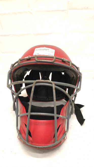 Vist Large View of Product Image Which is Used Easton EASTON CATCHERS HELMET Catchers Helmet w/Mask Red MD