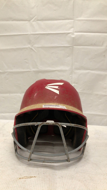 Vist Large View of Product Image Which is Used Easton HELMET W MASK Batting Helmet w/Mask Red SM