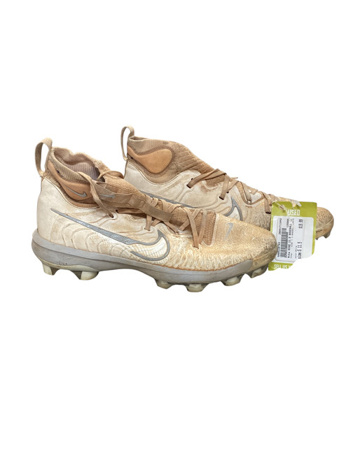 Vist Large View of Product Image Which is Used Nike NIKE 11.5 BASEBALL CLEATS BB/SB Cleats White Senior 11.5
