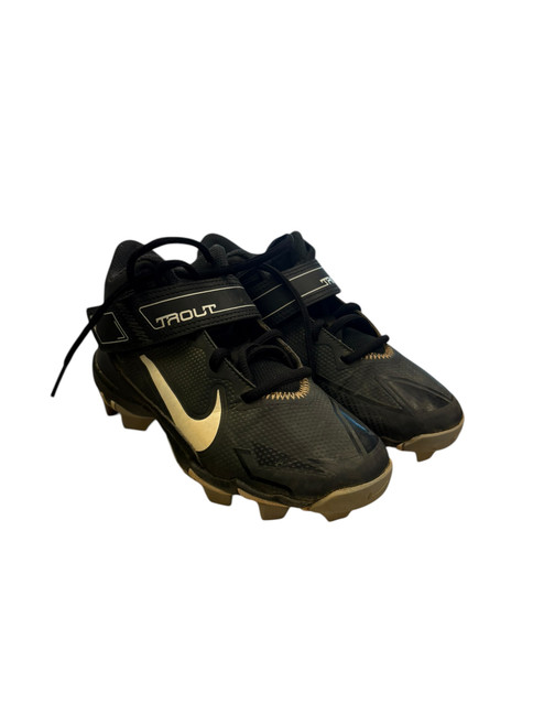 Vist Large View of Product Image Which is Used Nike MIKE TROUT BB/SB Cleats Black Junior 02.5