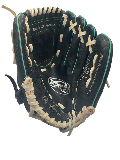 Vist Large View of Product Image Which is Used Rawlings PLAYERS SERIES 10IN BB/SB Glove RH Throw Navy Blue 10"