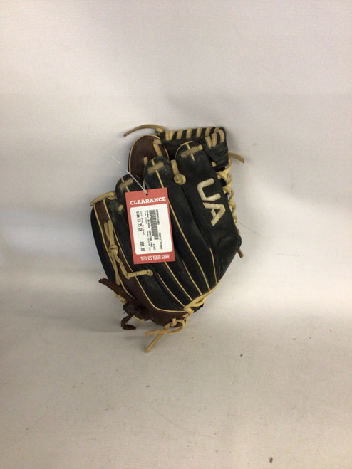 Vist Large View of Product Image Which is Used Under Armour GENUINE PRO BB/SB Glove RH Throw Brown And Black 11 3/4"