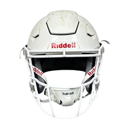 Vist Large View of Product Image Which is Used Riddell SPEED FLEX Football Helmet White Medium