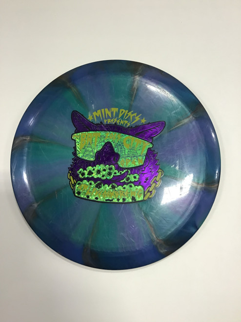 Vist Large View of Product Image Which is Used Mint SUBLIME FREETAIL Disc Golf Driver Royal Blue 178g