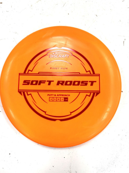 Vist Large View of Product Image Which is Used Discraft SOFT ROOST Disc Golf Putter Orange