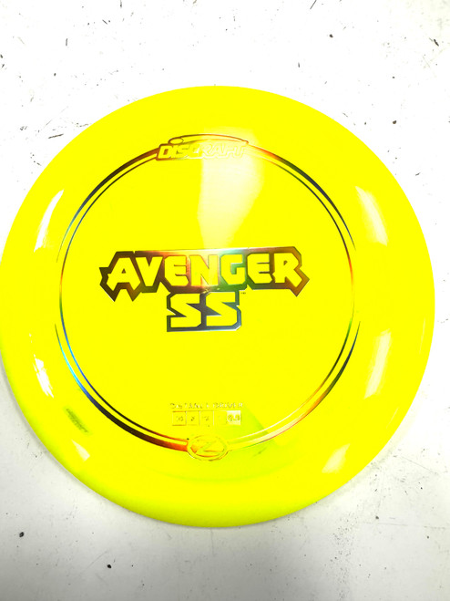 Vist Large View of Product Image Which is Used Discraft AVENGER SS Disc Golf Driver Yellow