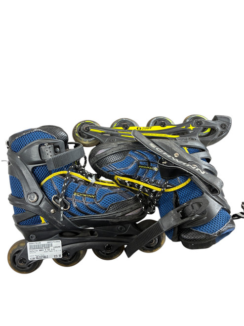 Vist Large View of Product Image Which is Used Schwinn ABEC 5 SZ 1-4 Junior Rec Fitness Skates Royal Blue Adjustable