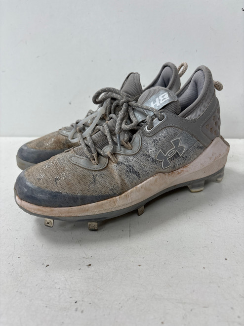 Vist Large View of Product Image Which is Used Under Armour BH HYBRID BB/SB Cleats Grey Senior 7