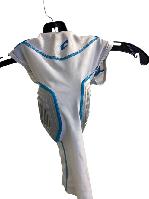 Vist Large View of Product Image Which is Used Champro PADDED SHIRT FB Top Adult White SM