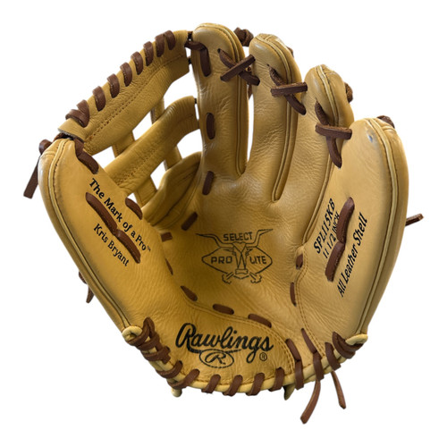 Vist Large View of Product Image Which is Used Rawlings SELECT PRO LITE BB/SB Glove RH Throw Brown 11 1/2"
