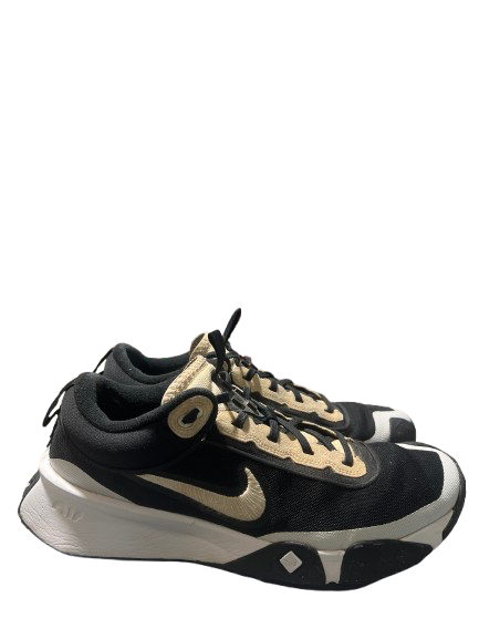 Vist Large View of Product Image Which is Used Nike NIKE AIR DIAMOND TURFS SZ 11 BB/SB Cleats Black And White Senior 11