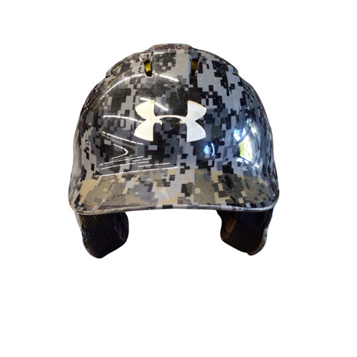 Vist Large View of Product Image Which is Used Under Armour UABH2 Batting Helmet No Mask Grey MD