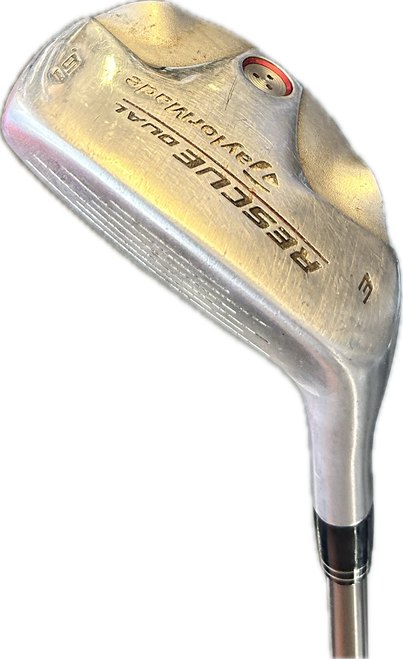 Vist Large View of Product Image Which is Used Taylormade RESCUE DUAL 19DG Mens Hybrid Club RH 3 Hybrid