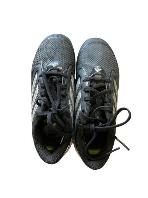 Vist Large View of Product Image Which is Used Adidas PUREHUSTLE BB/SB Cleats Black Junior 02