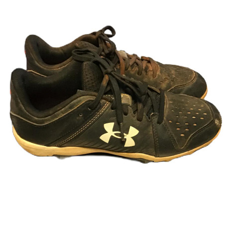 Vist Large View of Product Image Which is Used Under Armour Leadoff Low RM Baseball Cleats Black Junior 05