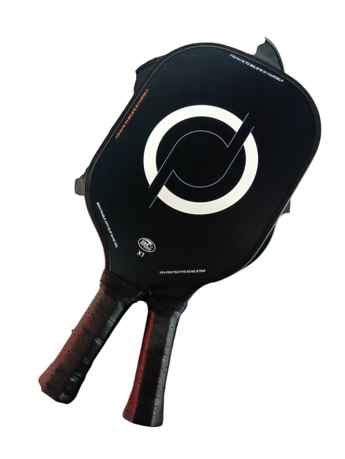 Vist Large View of Product Image Which is Used 2 PADDLE PICKLE BALL SET Pickleball Racquet Black