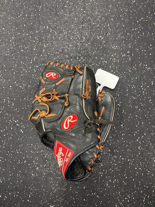 Vist Large View of Product Image Which is Used Rawlings G206-9B BB/SB Glove RH Throw Black 12"