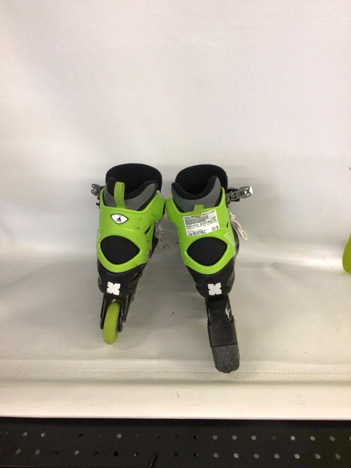 Vist Large View of Product Image Which is Used Bladerunner ADJUSTABLE ROLLERBLADES Junior Roller Quad Skates Kelly green Adjustable