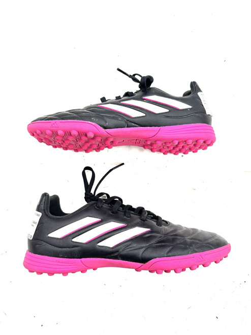 Vist Large View of Product Image Which is Used Adidas Soccer Turf Shoes Black Junior 04