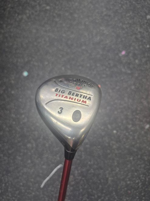 Vist Large View of Product Image Which is Used Callaway BIG BERTHA TITANIUM Mens Fairway Wood RH 5 Wood