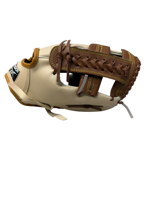 Vist Large View of Product Image Which is Used Reebok RBG1200 BB/SB Glove RH Throw Chocolate And Almond 12"