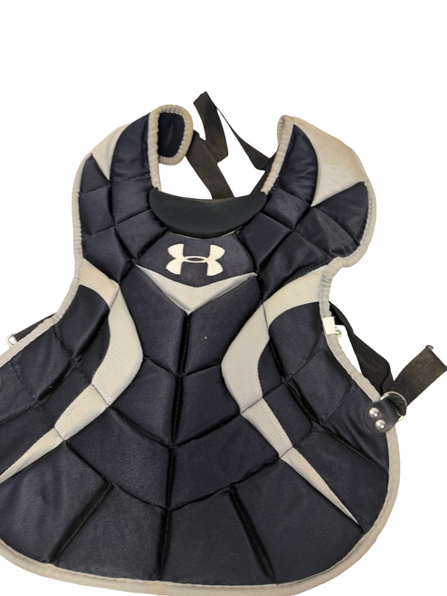 Vist Large View of Product Image Which is Used Under Armour Victory Series UACP2-SRVS Adult Baseball Catchers Chest Protector Black