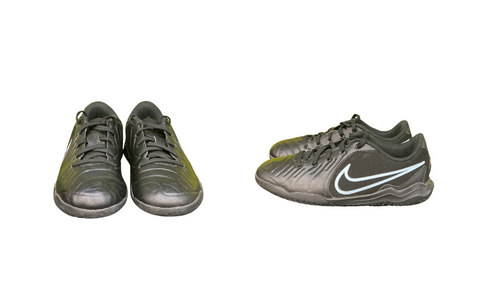 Vist Large View of Product Image Which is Used Nike Soccer Indoor Shoes Black Junior 03.5