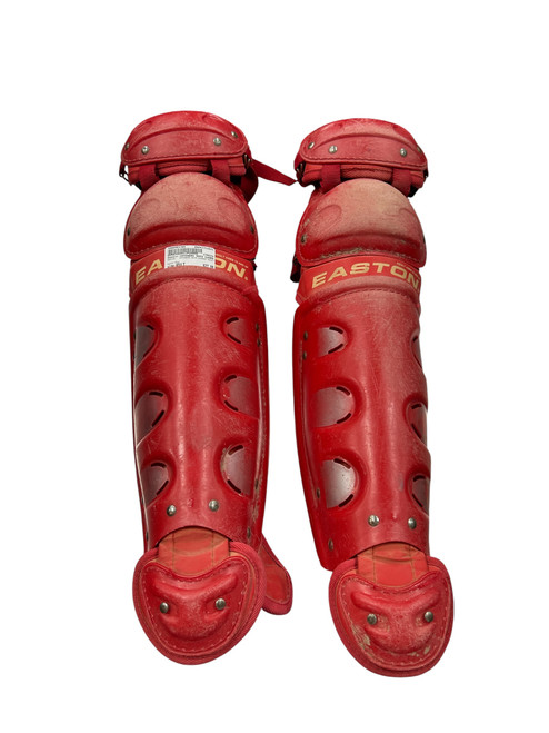 Vist Large View of Product Image Which is Used Easton CATCHERS SHIN GUARDS ADULT