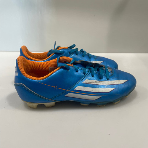 Vist Large View of Product Image Which is Used Adidas Soccer Cleats Royal Blue Junior 03