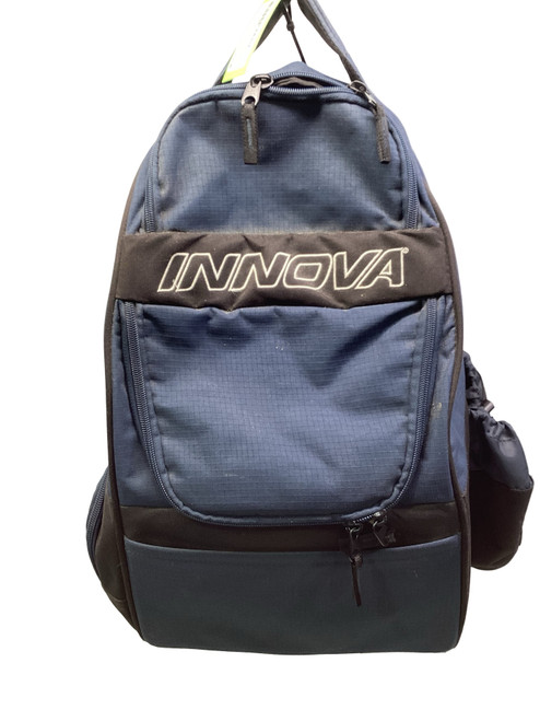 Vist Large View of Product Image Which is Used Innova Disc Golf Backpack Navy Blue