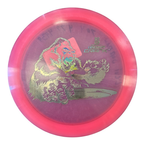 Vist Large View of Product Image Which is Used Discraft BIG Z CRANK Disc Golf Driver Pink 174g