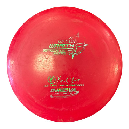 Vist Large View of Product Image Which is Used Innova STAR WRAITH Disc Golf Driver Red 171g