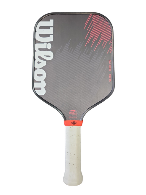 Vist Large View of Product Image Which is Used Wilson FIERCE PRO Pickleball Racquet Black