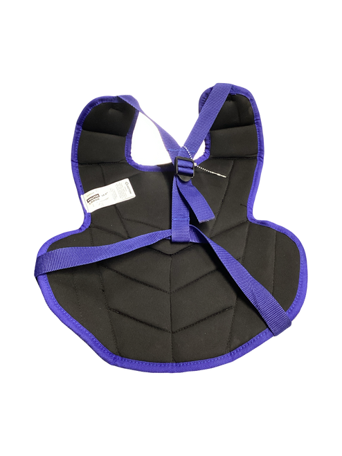 Vist Large View of Product Image Which is Used Easton BLACK MAGIC Catchers Chest Protector Navy Blue Youth