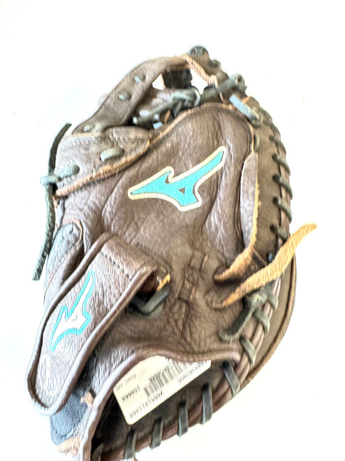 Vist Large View of Product Image Which is Used Mizuno GXS BB/SB Catchers RH Throw Brown 34"
