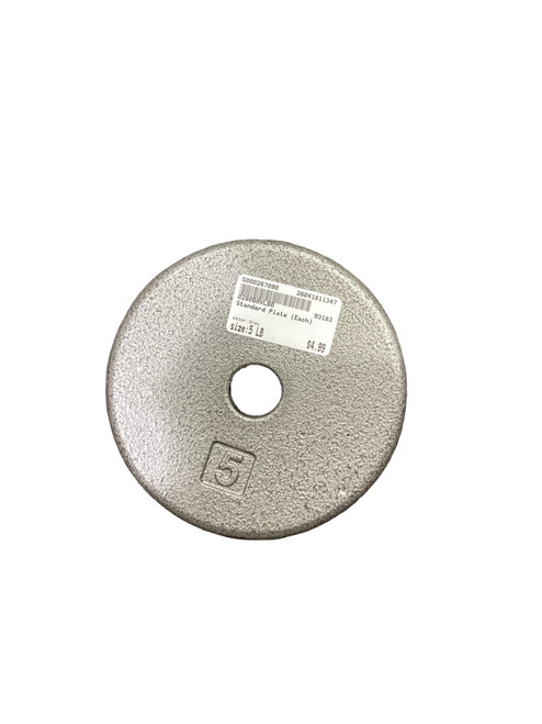 Vist Large View of Product Image Which is Used Standard Plate (Each) Grey 5 lb