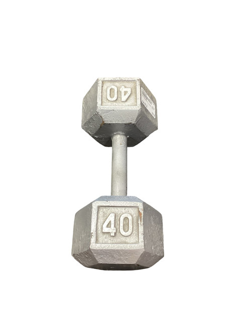 Vist Large View of Product Image Which is Used Hex Dumbbell (Each) 40 lb